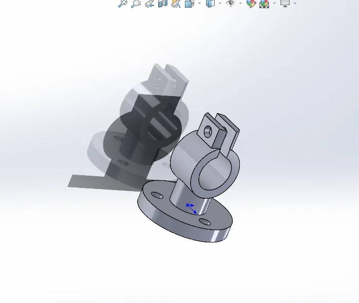 Dummy 机械臂末端工具轴 CAD 方案