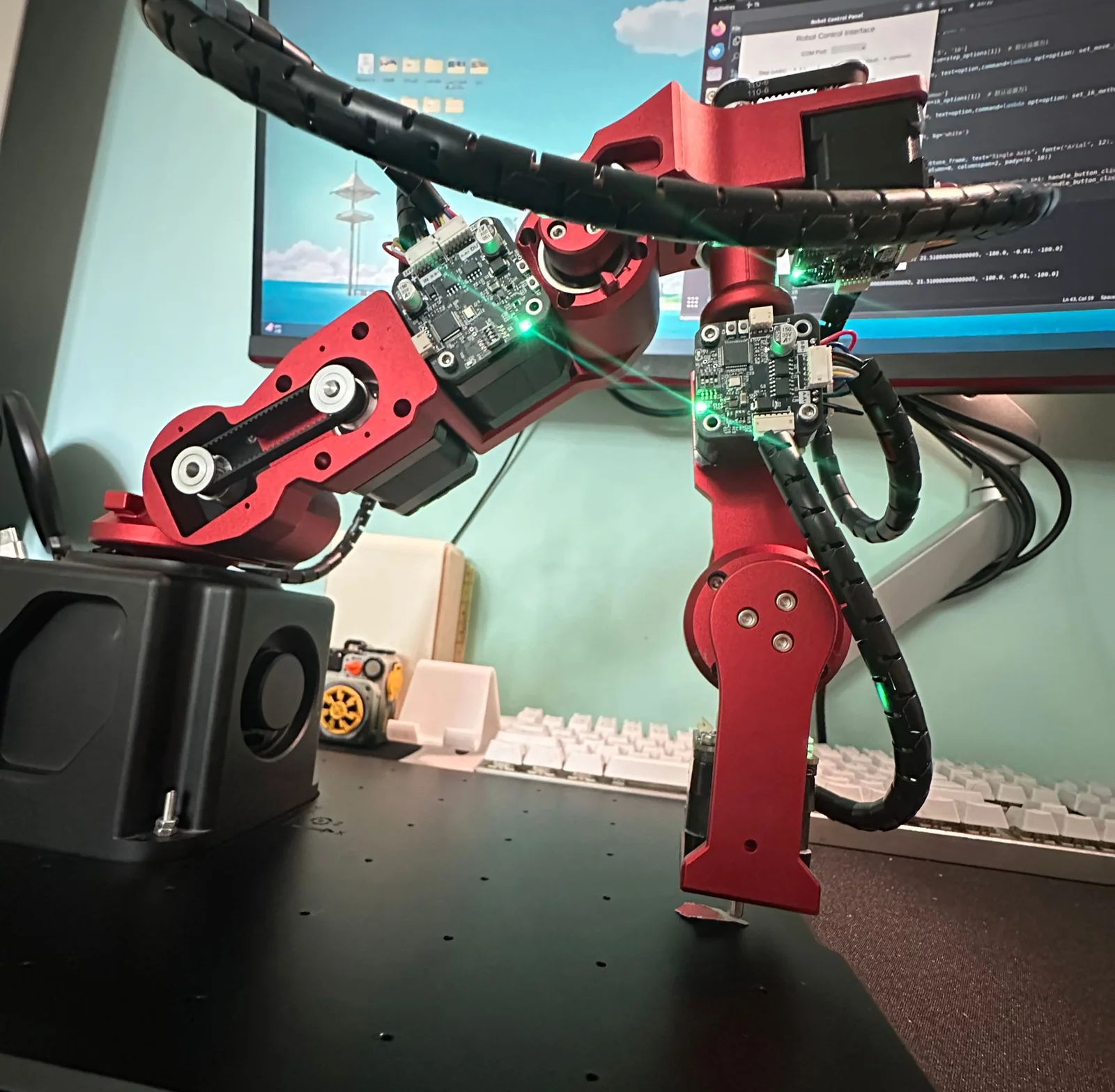 Dummy 机械臂安装末端工具进行轨迹测试
